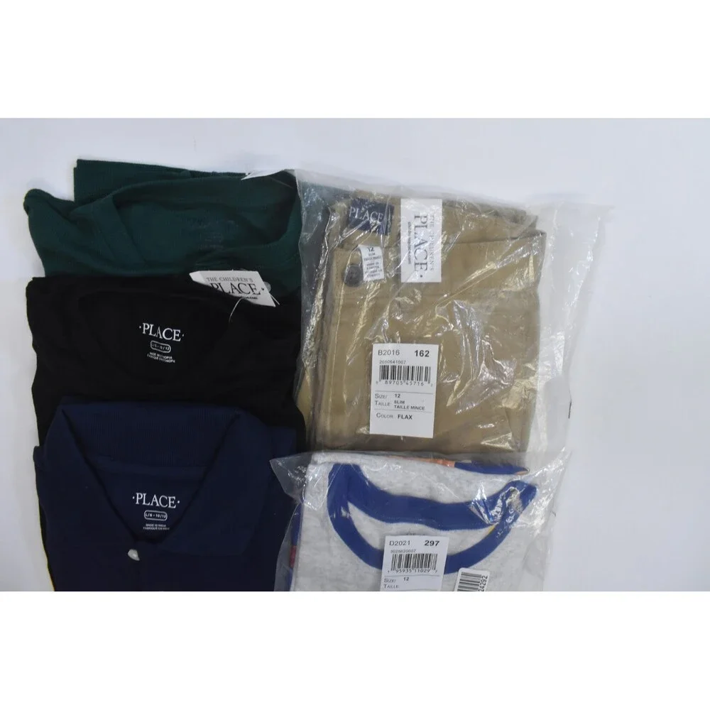 The Childrens Place Bulk Lot Of 10 Boys Size Large 10/12 Mix Season Tops Bottoms